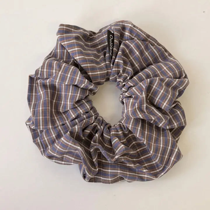 Plaid Hair Scrunchie