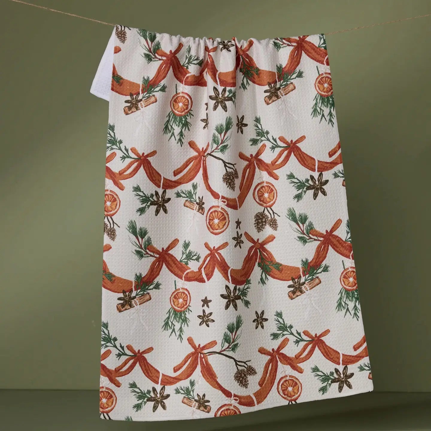 Naranjas Geometry Towel