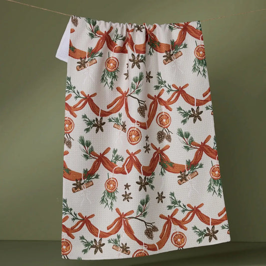 Naranjas Geometry Towel