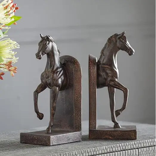 Trotting Horse Bookends