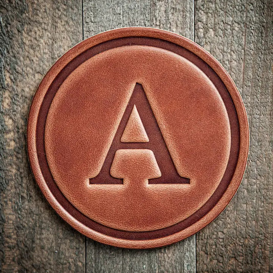 Monogram Leather Coaster