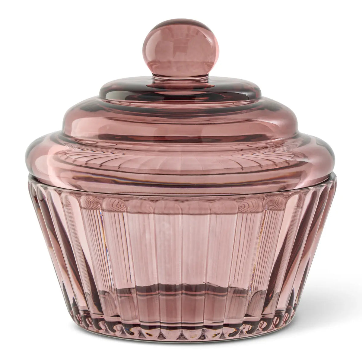 Antique Mauve Lided Jar