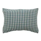 Cotton Blend Lumbar Pillow Gingham