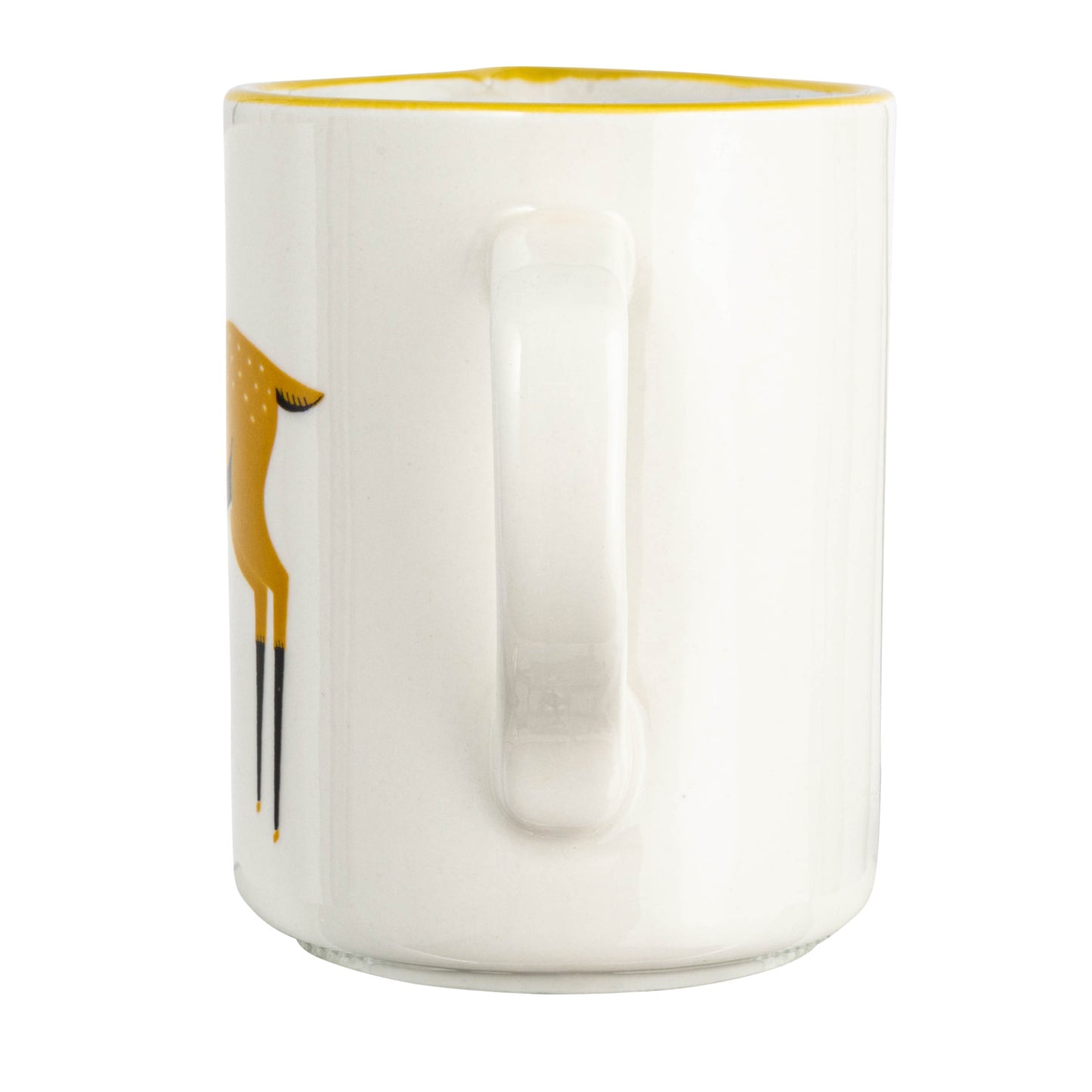 Stoneware Creamer with Deer