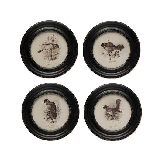 Round Wall Decor Bird