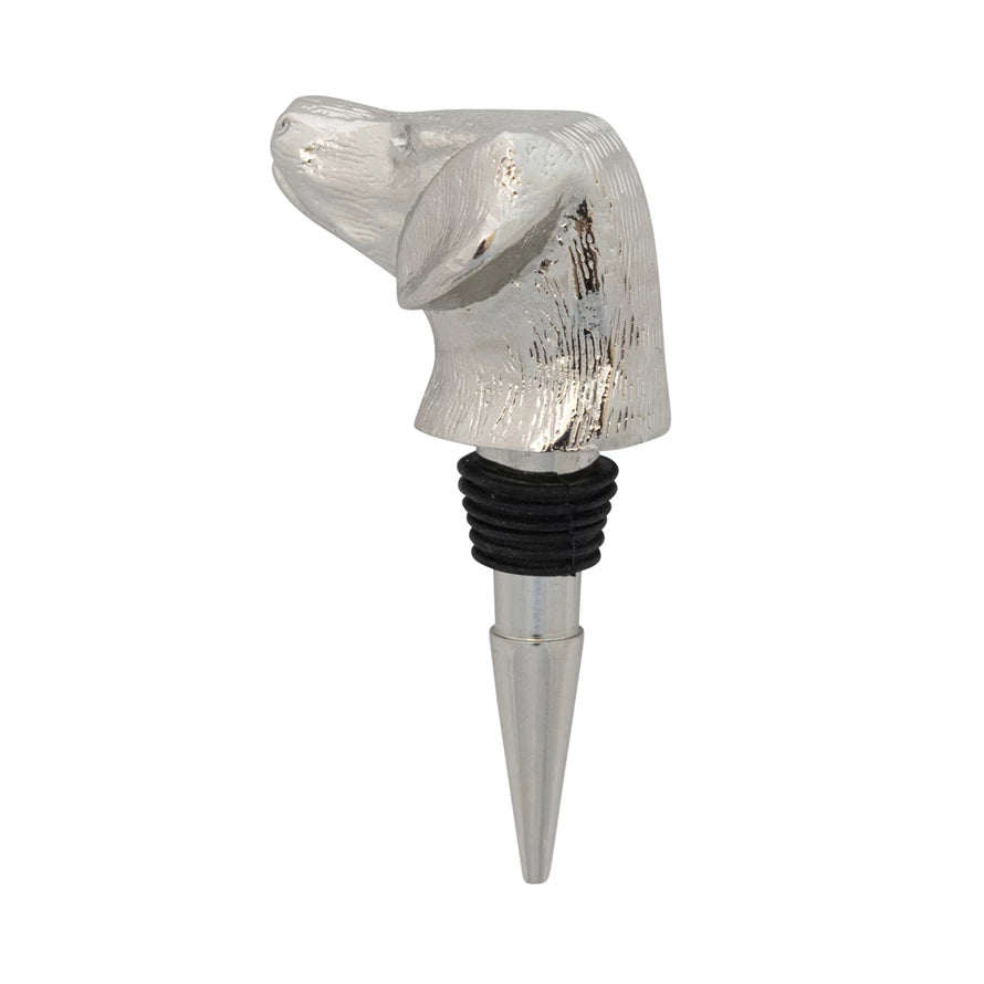 Case Aluminum Dog Head Bottle Stopper