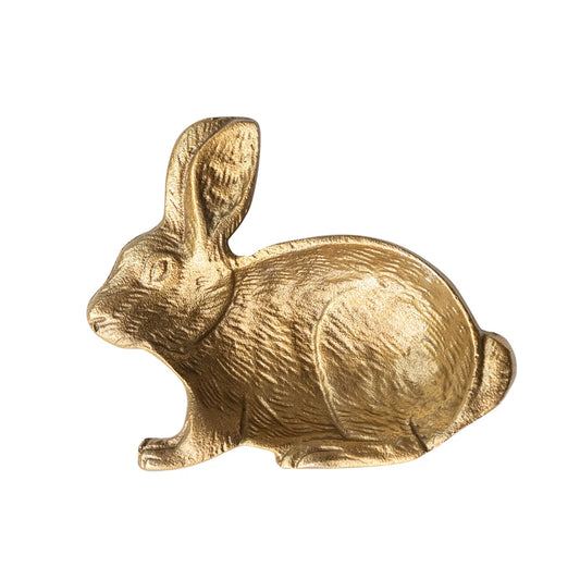 Cast Aluminum Rabbit Dish