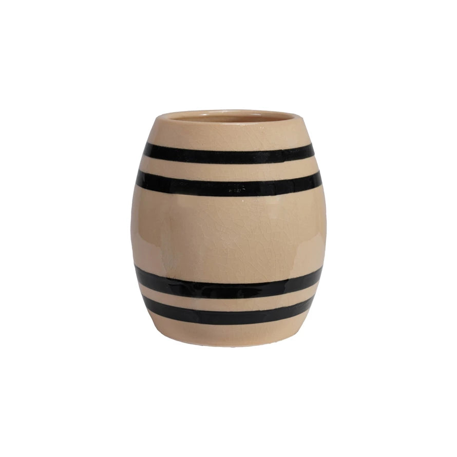 Reproduction Crock with Stripes