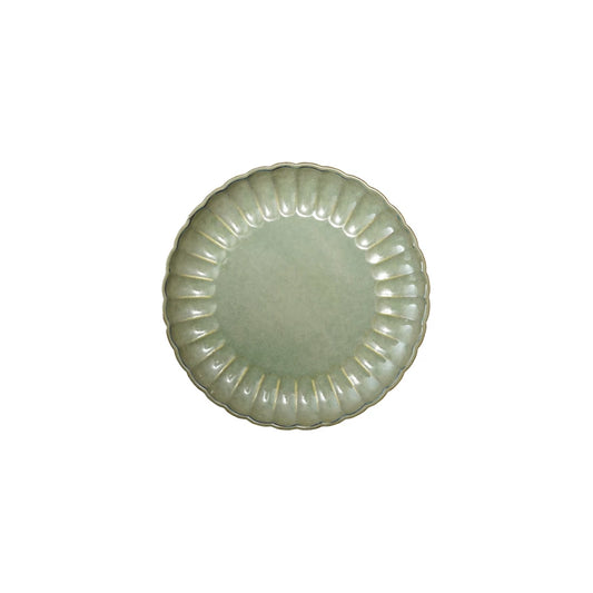 8" Stoneware Fluted Plate