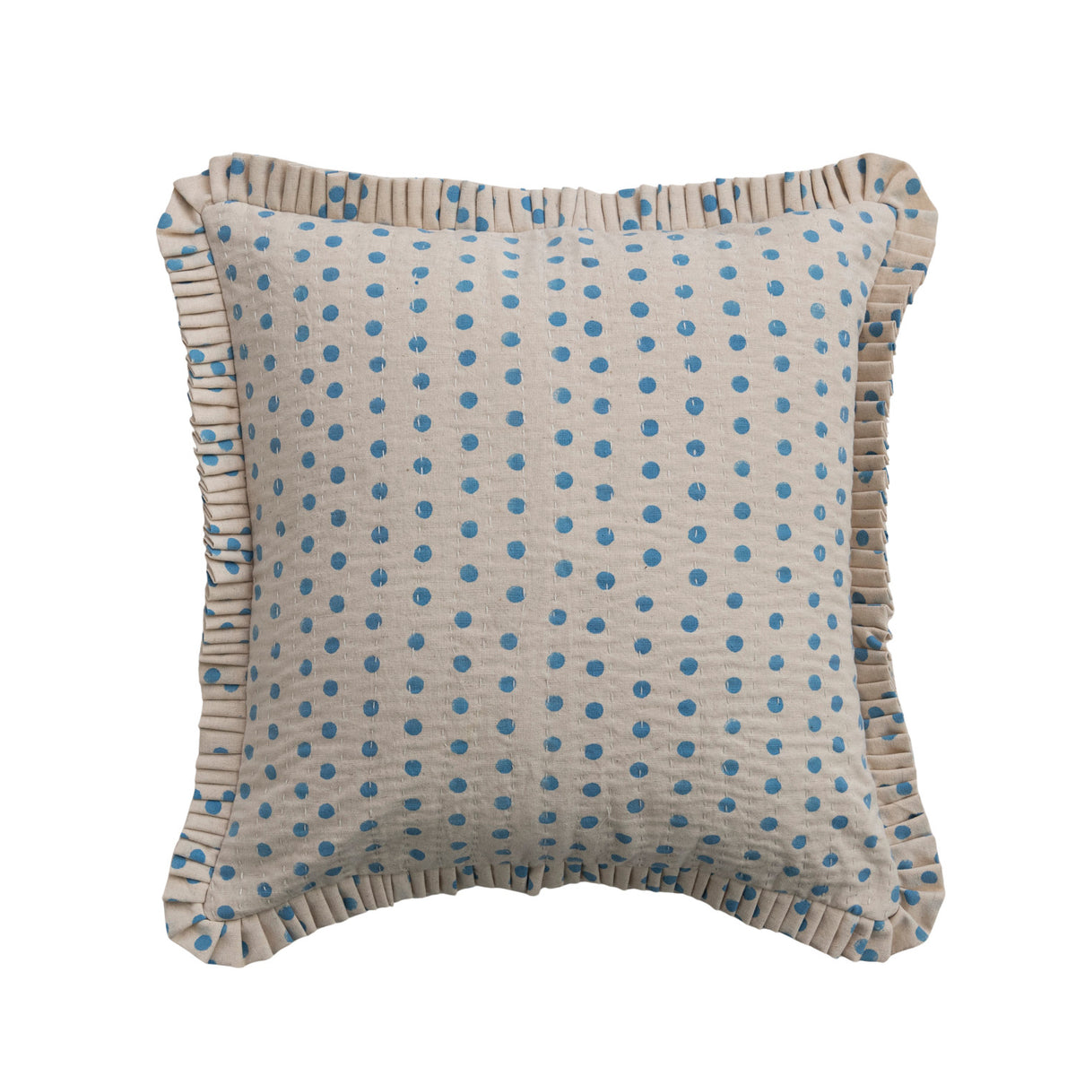 18" Square Cotton & Linen Pillow