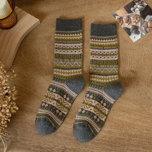 Geometric Pattern Socks