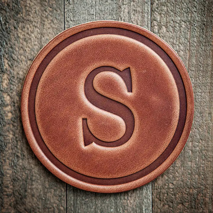 Monogram Leather Coaster