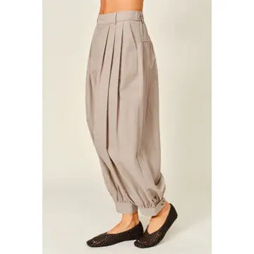 Tencel Shirring Balloon Pants