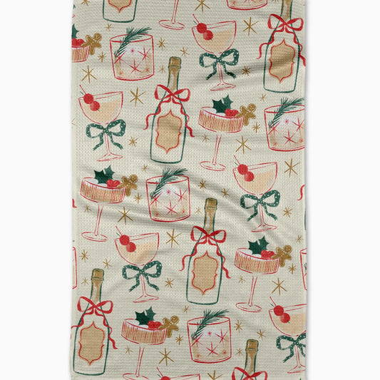 Christmas Cocktail Tea Towel