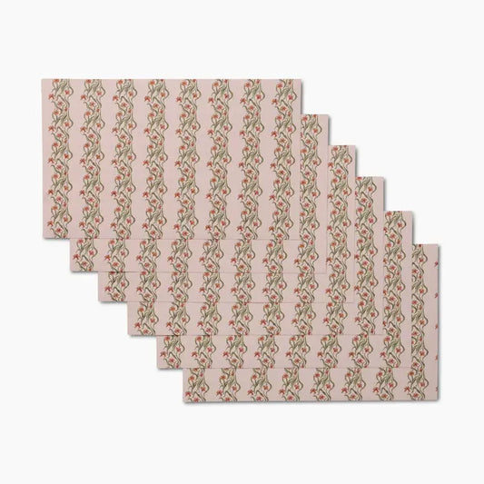 Floral Fall Stripe Not a Paper Towel