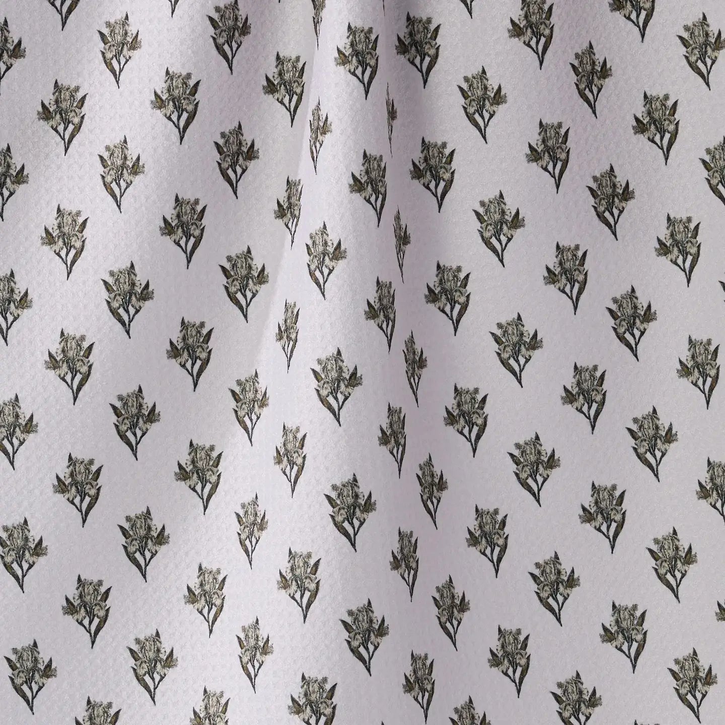Foraged Tea Towel -White