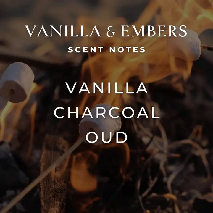 Vanilla & Embers Amber Jar Candle