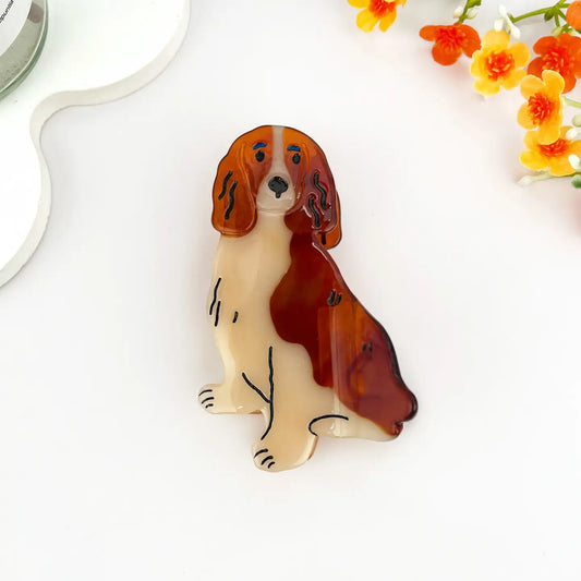 Loyal Dog Acetate Hair Clip