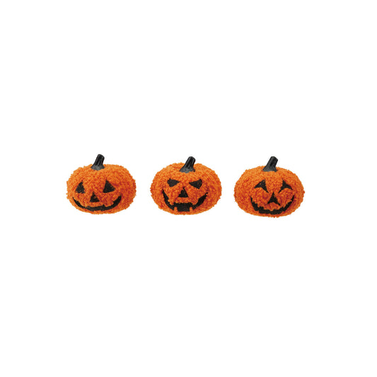 Foam & Fabric Boucle Jack-O-Lantern