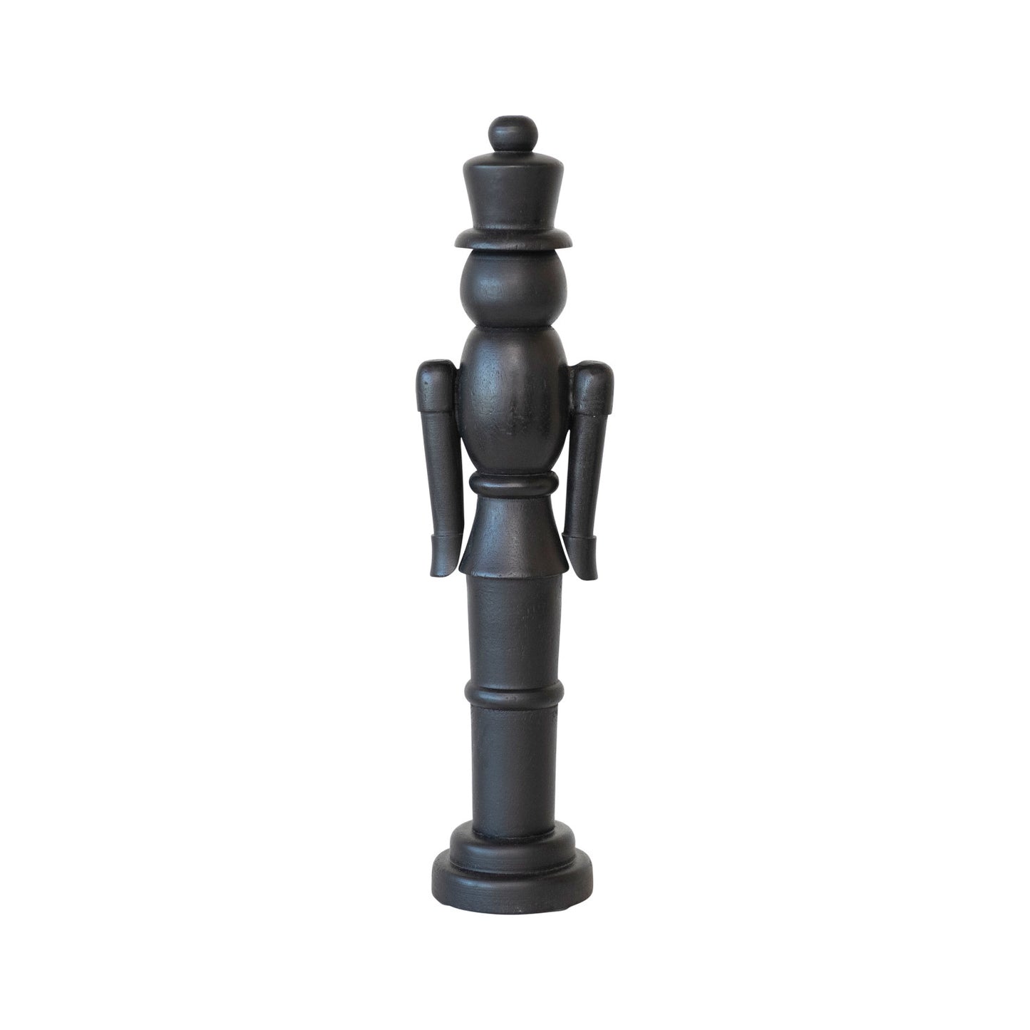 Mango Wood Nutcracker, Black
