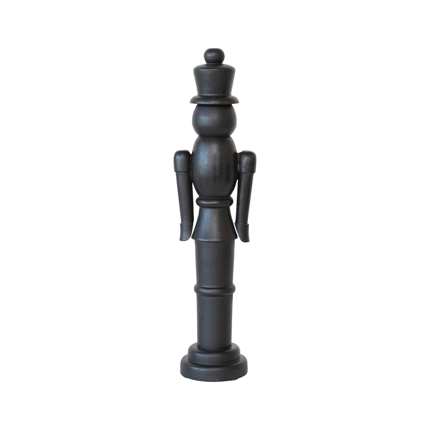 Mango Wood Nutcracker, Black
