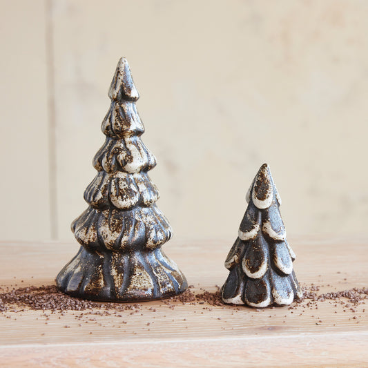 Brown Reactive Glaze Stoneware Trees