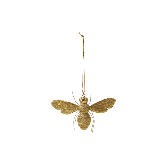 2-3/4"H Resin Bee Ornament with Wire Legs