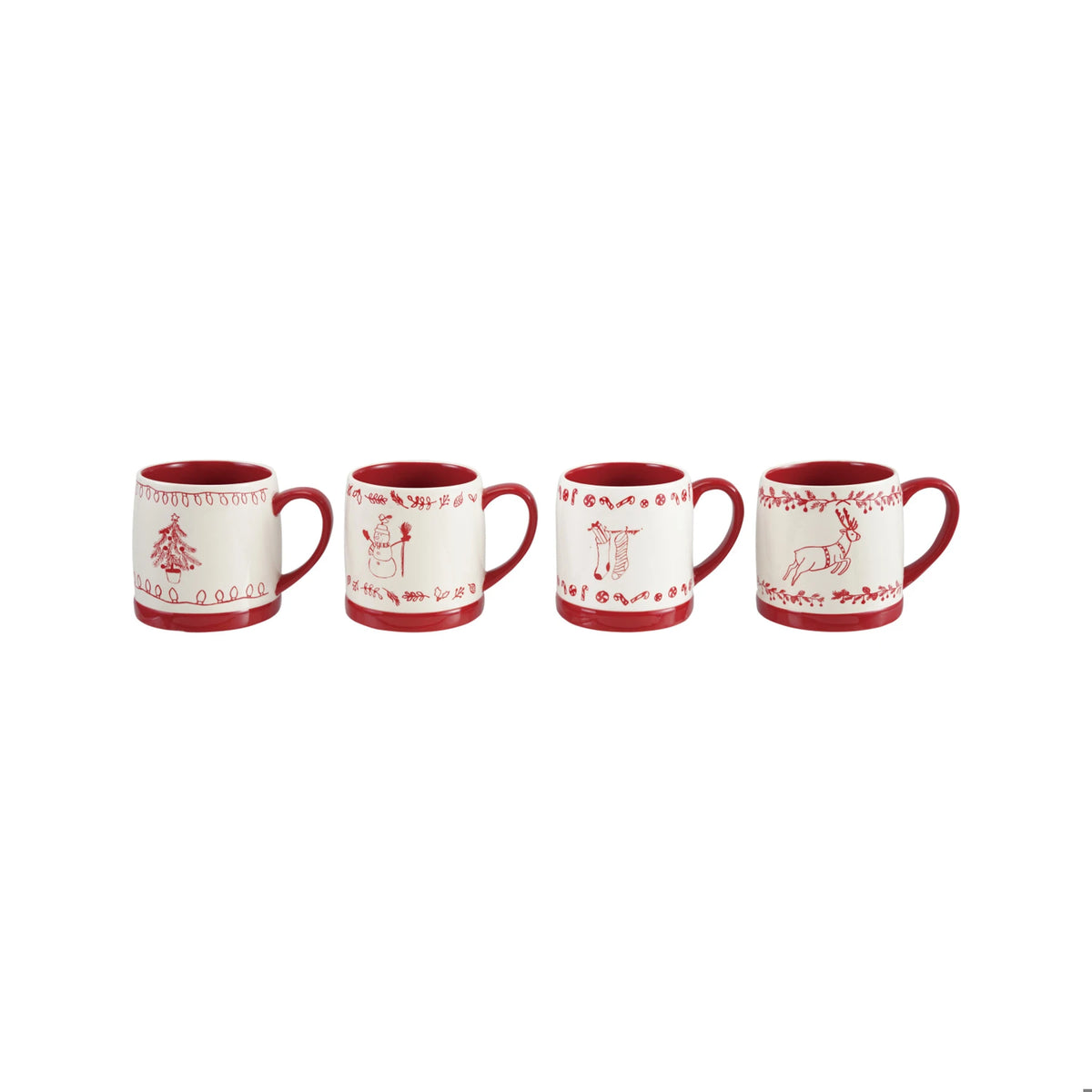 18 oz. Stoneware Holiday Mug
