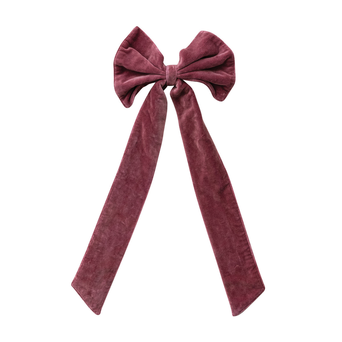 Burgundy Clip on Bow