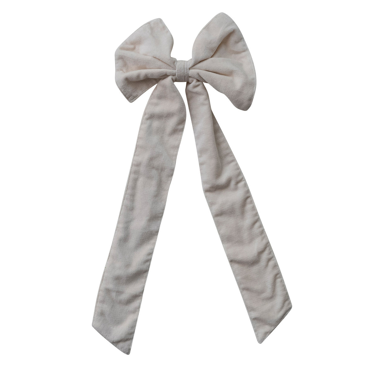 Cream Clip on Bow