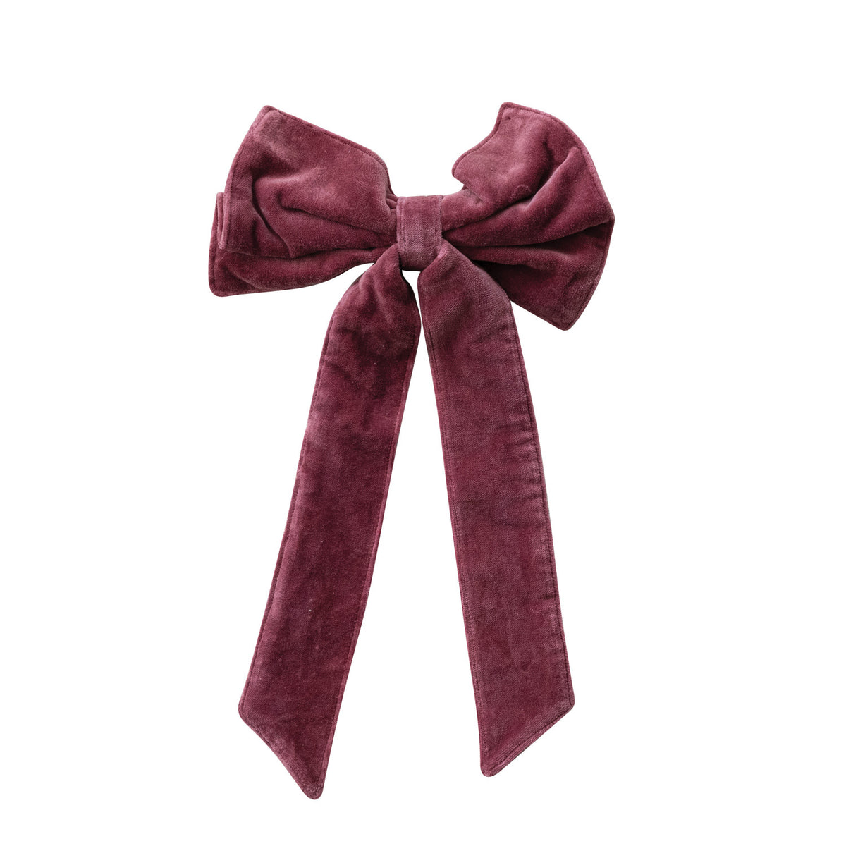 Burgundy Clip on Bow