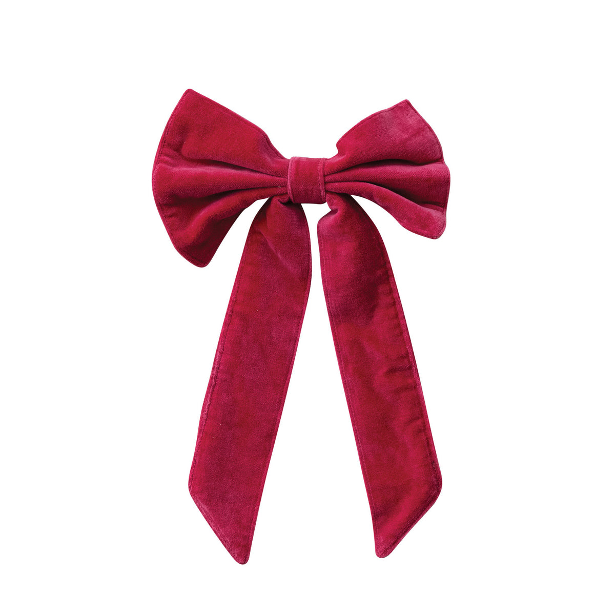 Fushia Clip on Bow