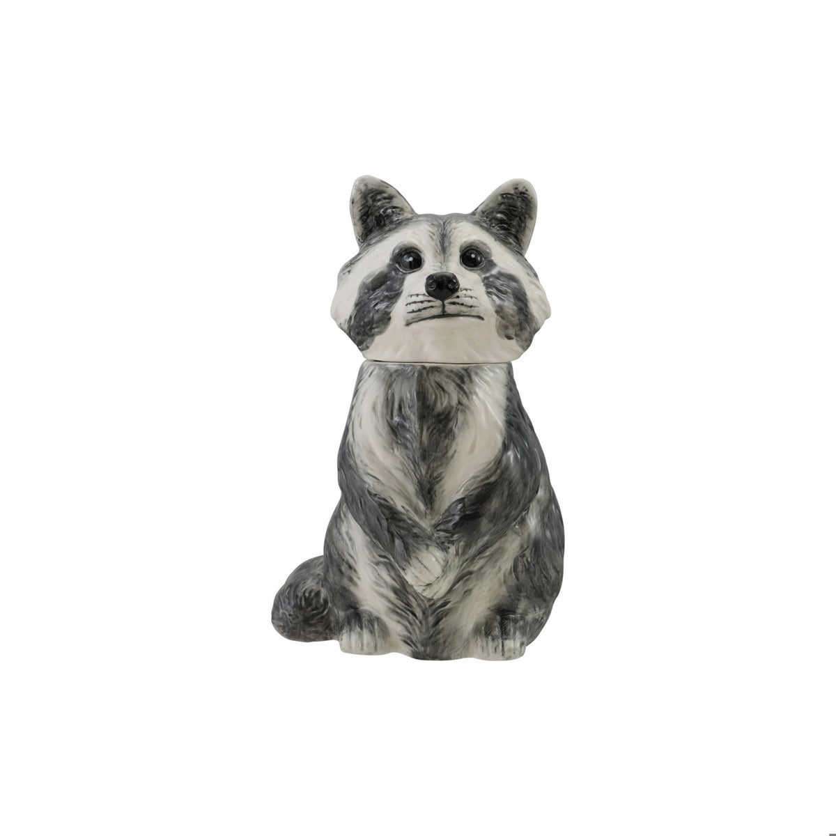 Stoneware Raccoon Cookie Jar