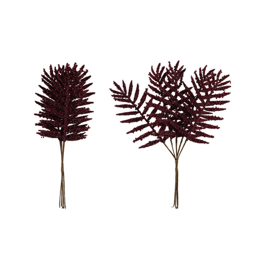 17" Faux Leaf Pick w/Beads