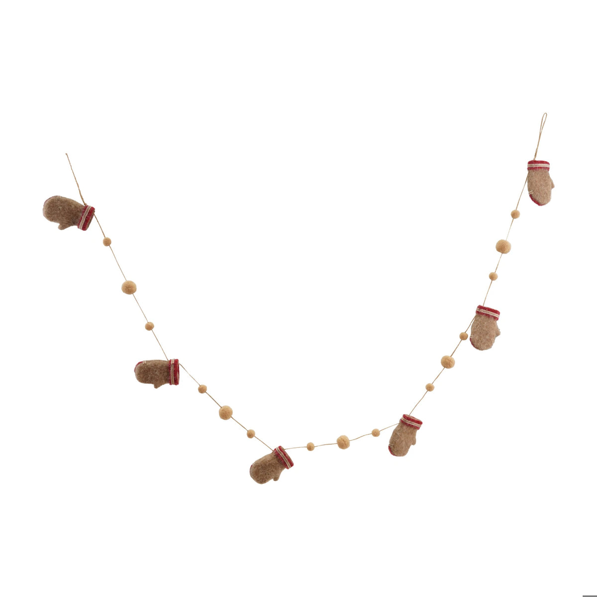 72" Felt Glove Garland