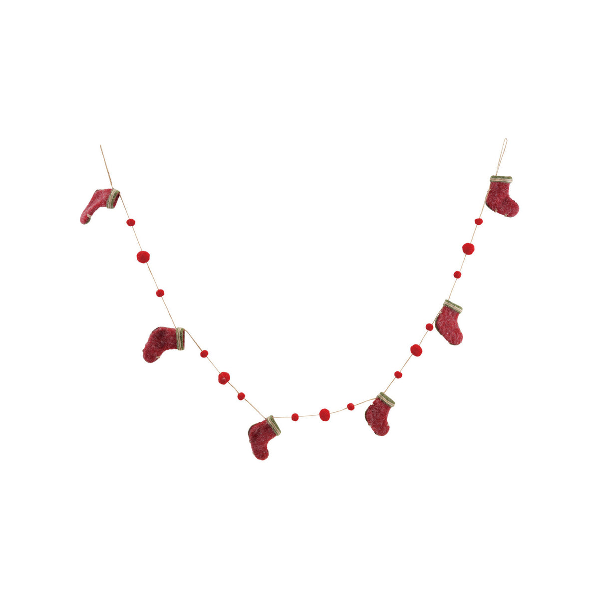 72" Stocking Garland